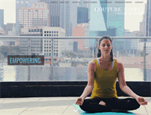 Tablet Screenshot of couturefitliving.com